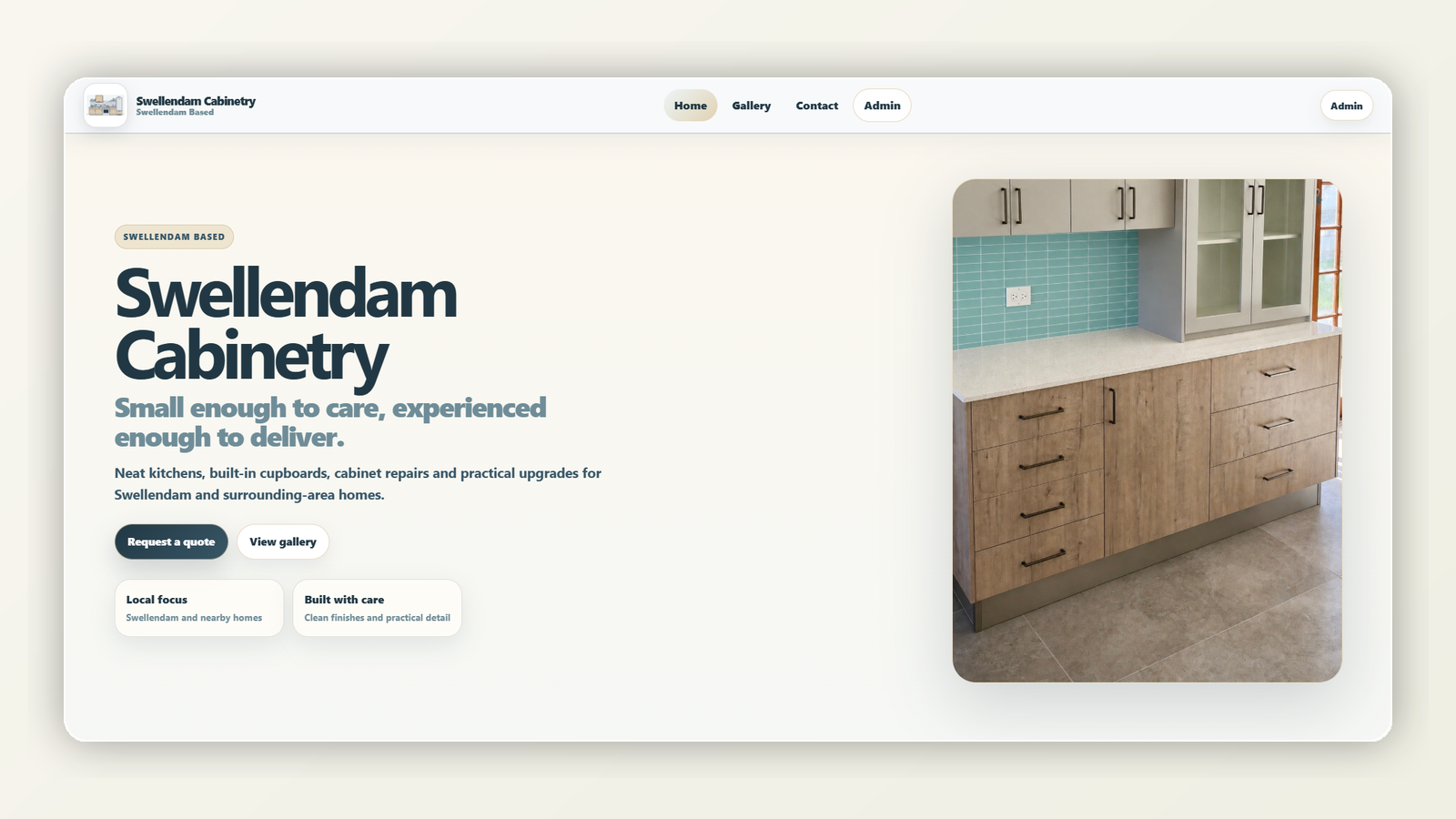 Swellendam Cabinetry preview